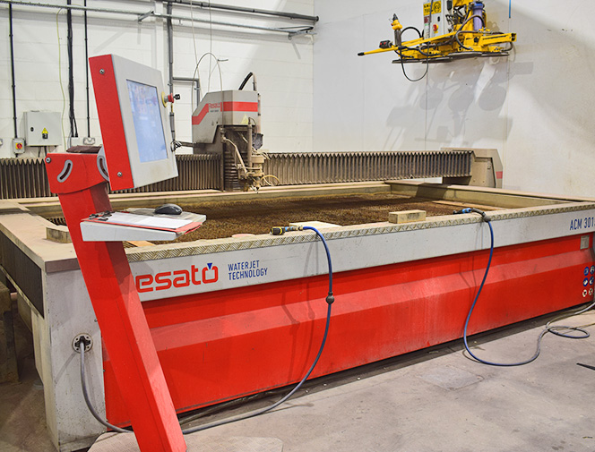 Water Jet Cutting Stone Staffordshire